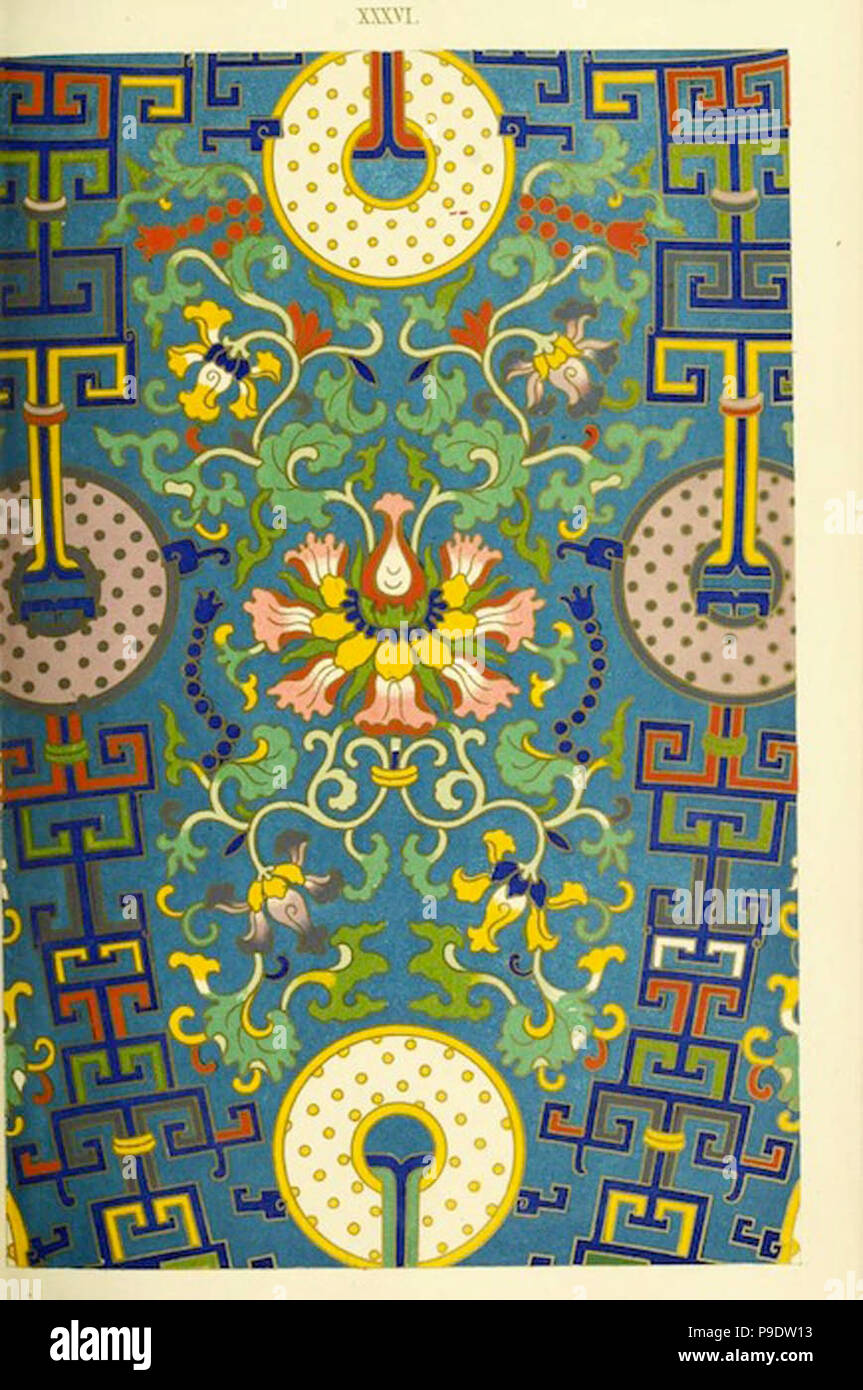 vintage chinese pattern Stock Photo Alamy