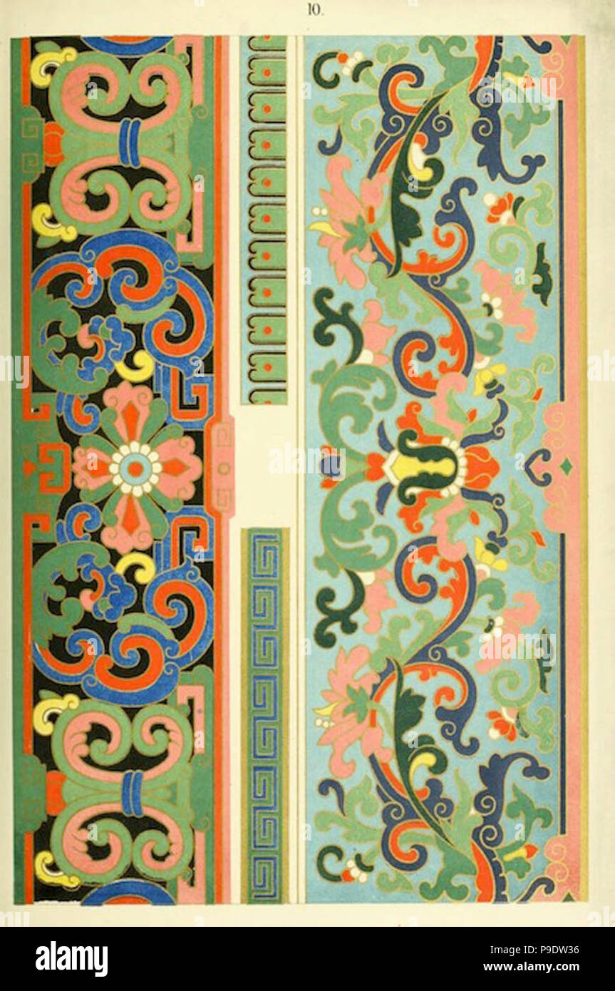 vintage chinese pattern Stock Photo Alamy