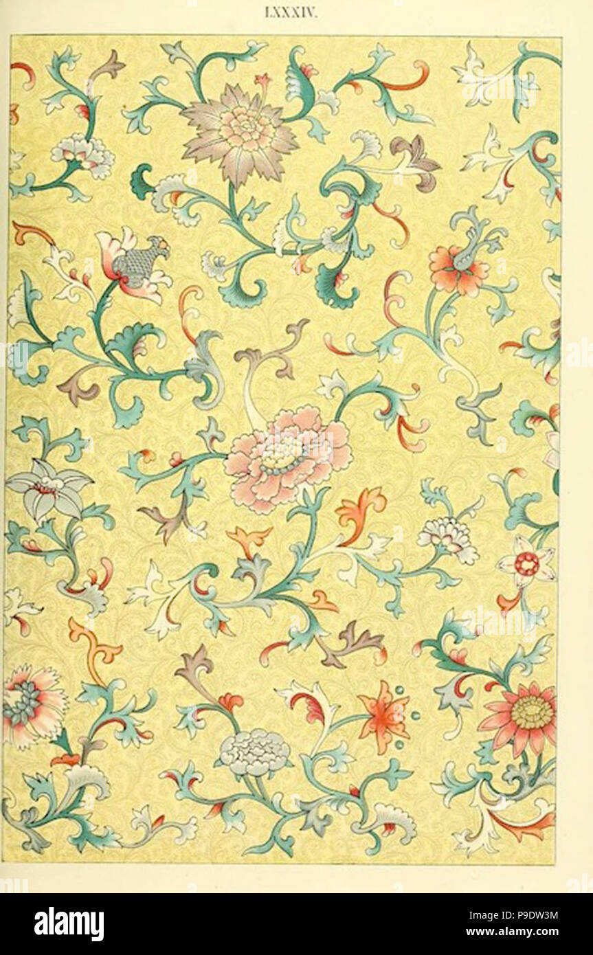 vintage chinese pattern Stock Photo - Alamy