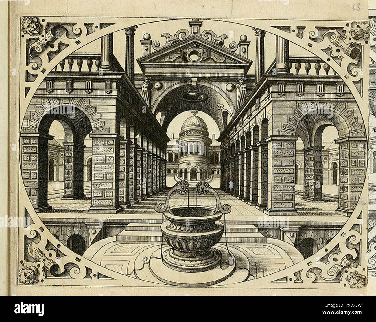 Vintage Architectural Drawing High Resolution Stock Photography and