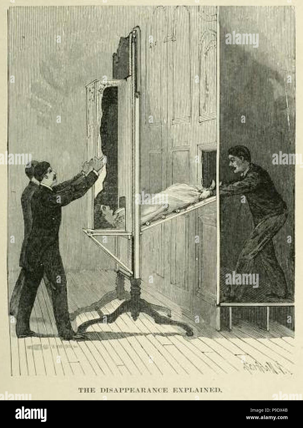 vintage magic trick Stock Photo - Alamy