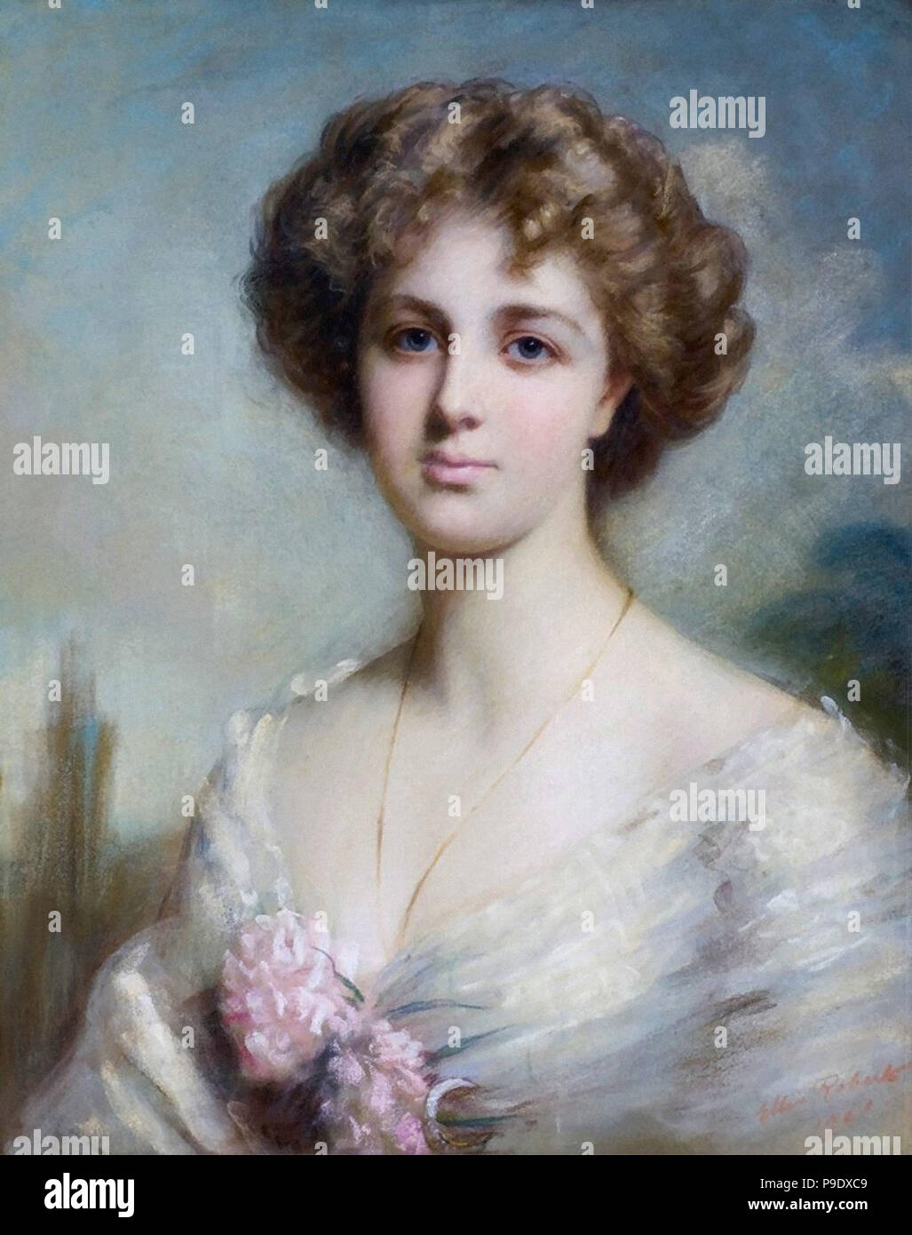 Roberts  Ellis William - Lady Edith Helen Chaplin  Marchioness of Londonderry Stock Photo