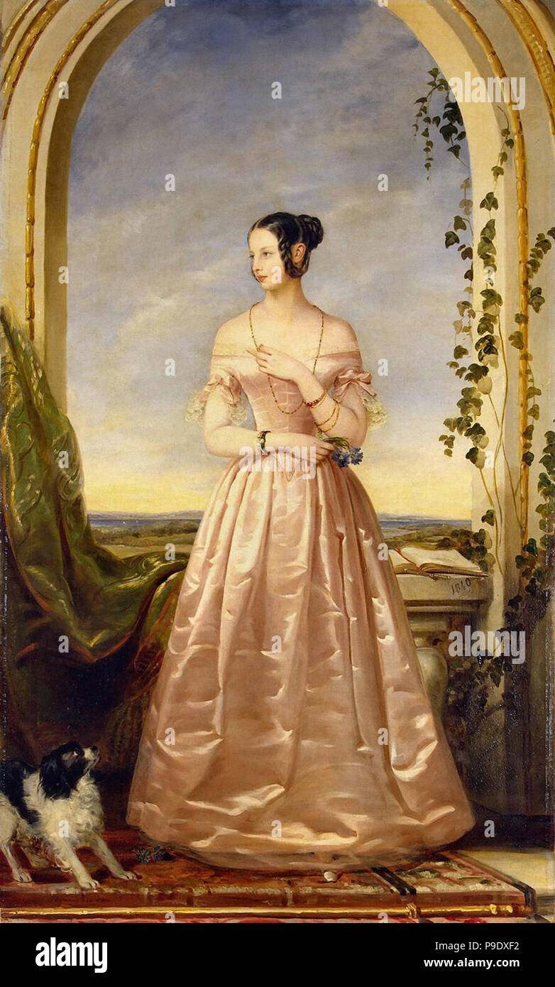 Robertson Christina Portrait of Grand Princess Alexandra Nikolayevna