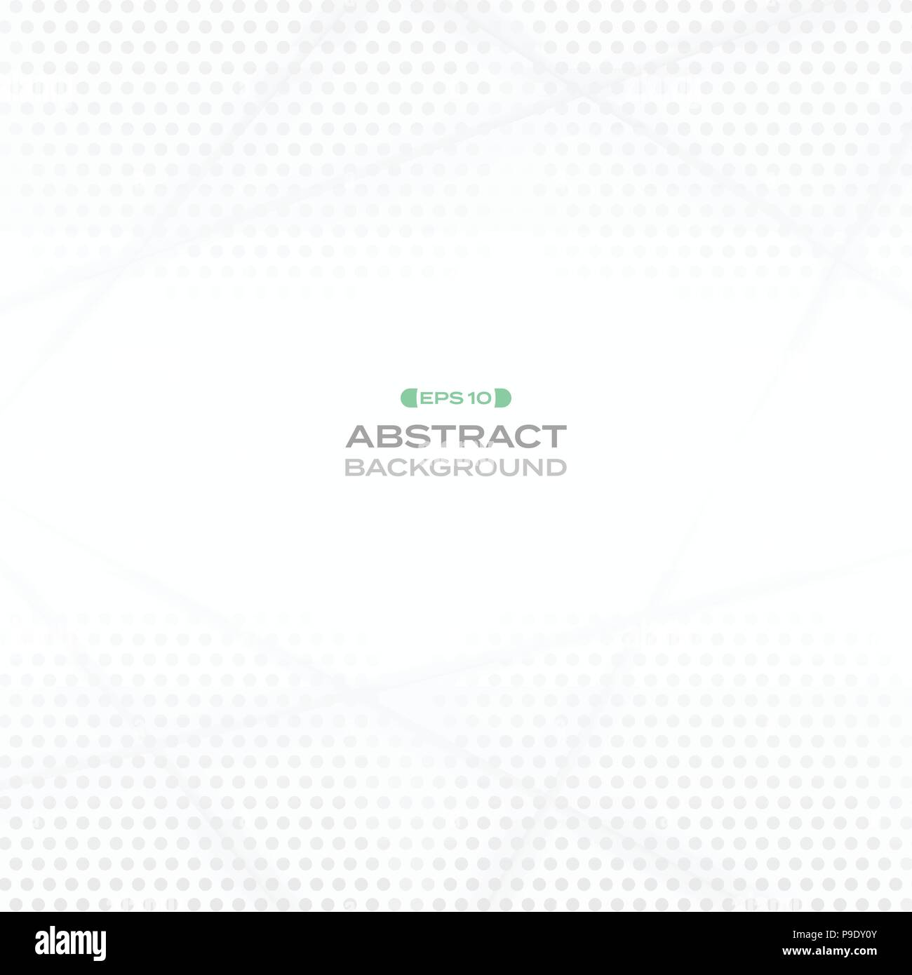 Abstract of dot pattern with grey geometric gradient background ...