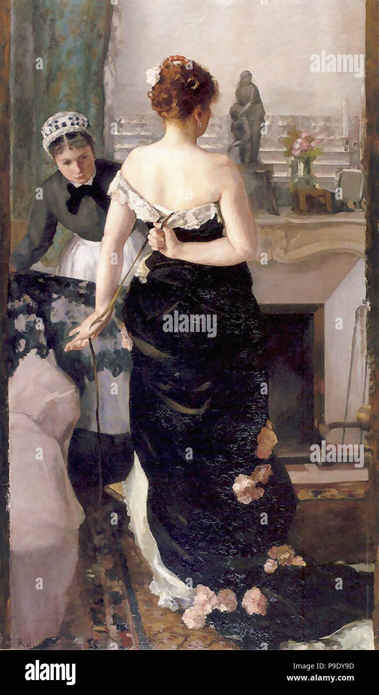 Roll Alfred Retour Du Bal Stock Photo Alamy