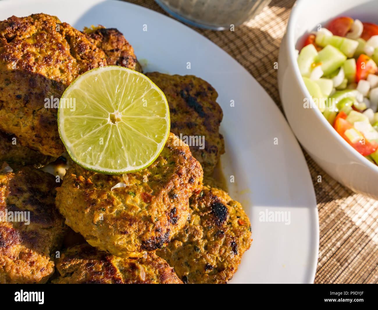 Lamb kebabs yoghurt hires stock photography and images Alamy