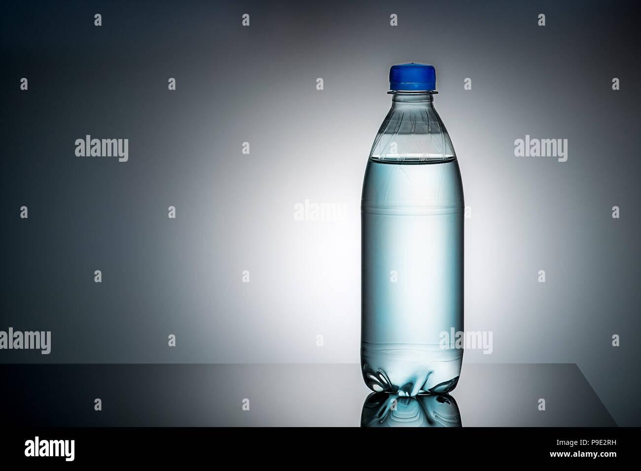Plastic bottle with water Stock Photo
