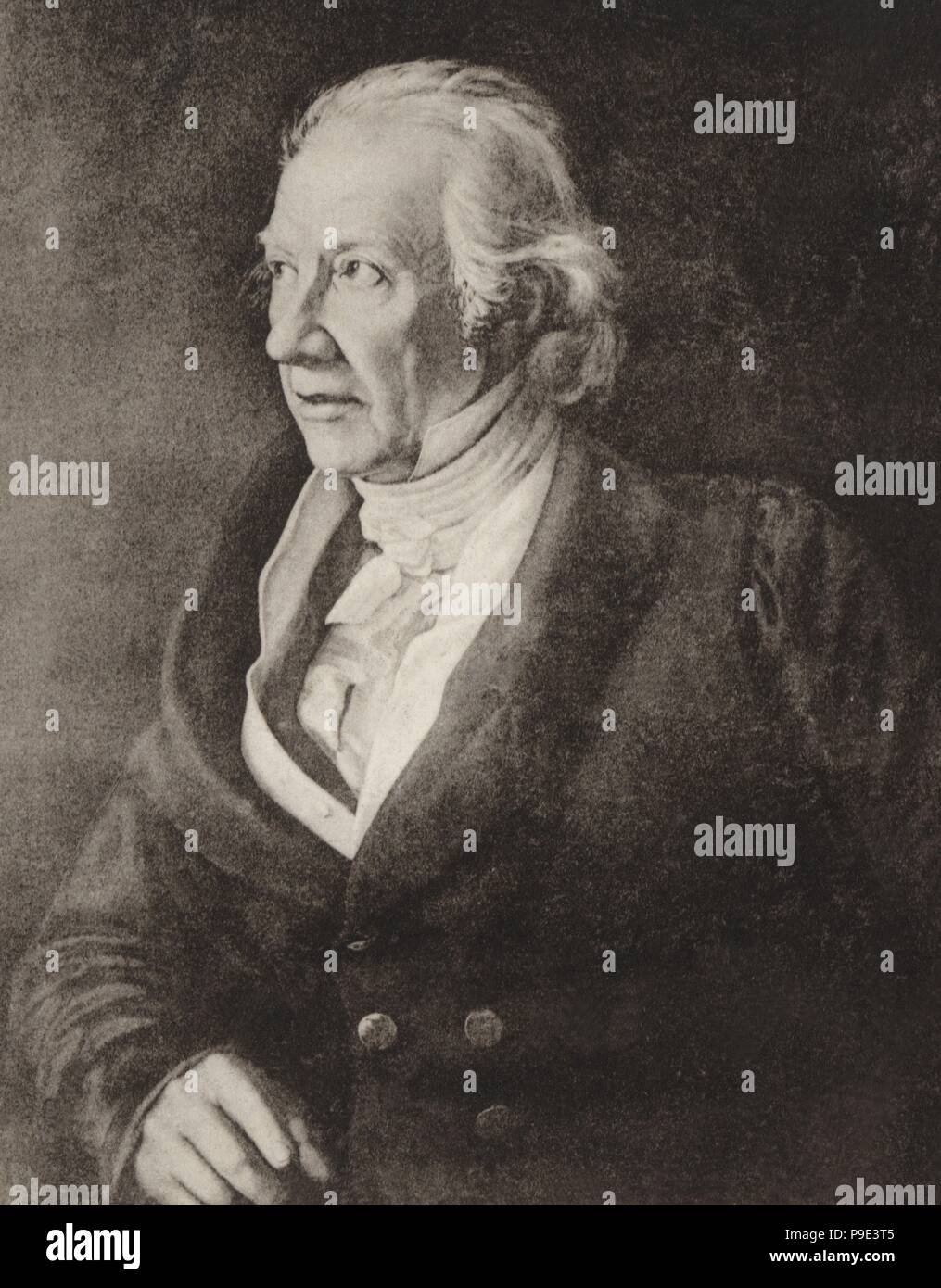 Karl Friedrich Zelter (1758-1832), compositor alemán. Stock Photo