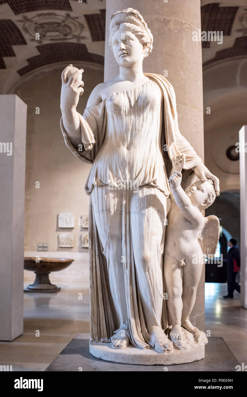 The greek goddess of love beauty it is marble sculpture hires stock