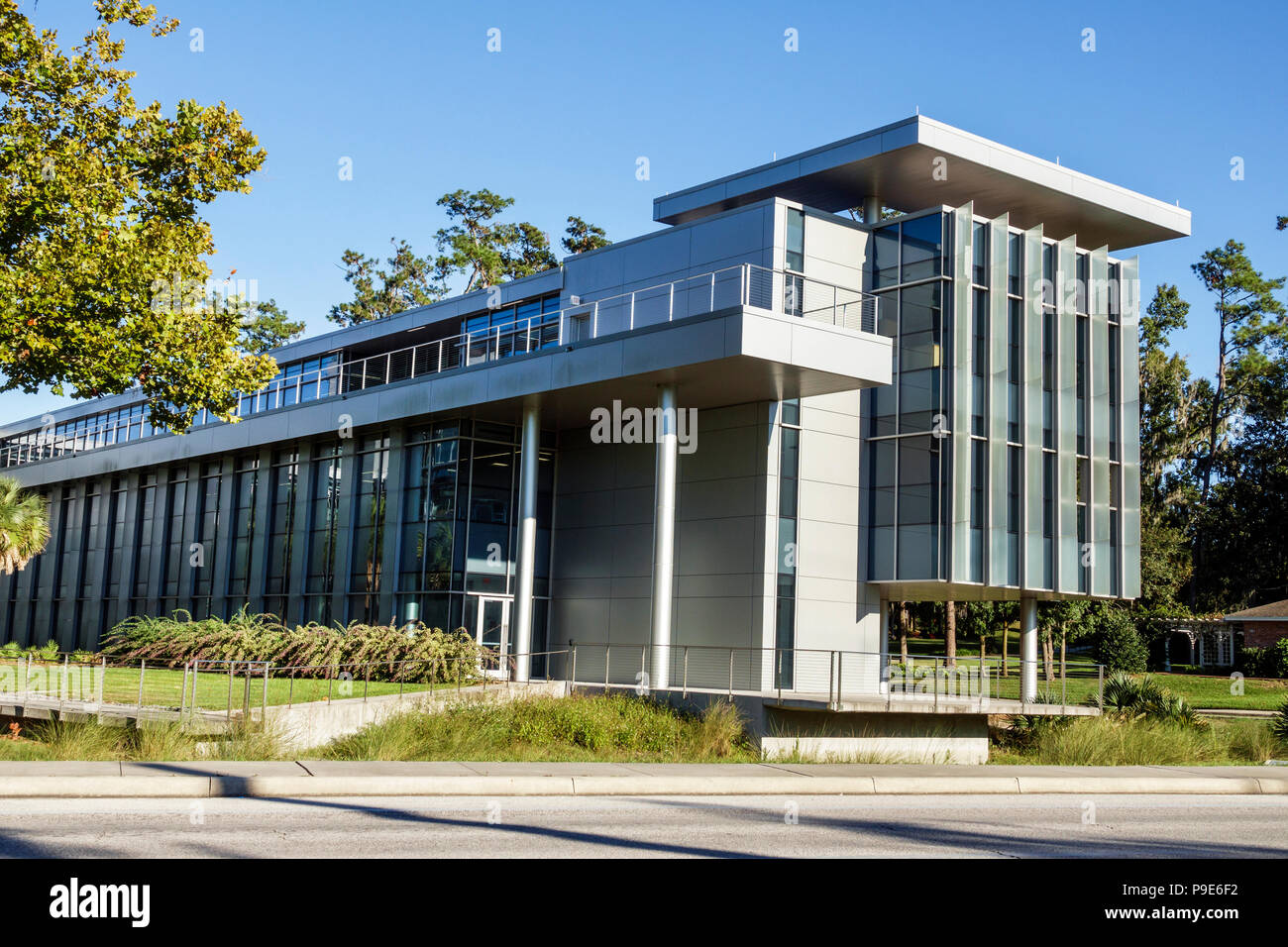 Gainesville Florida,Mowry Road,University of Florida,campus,Clinical & Translational Science Institute,biomedical research facility,building,exterior, Stock Photo