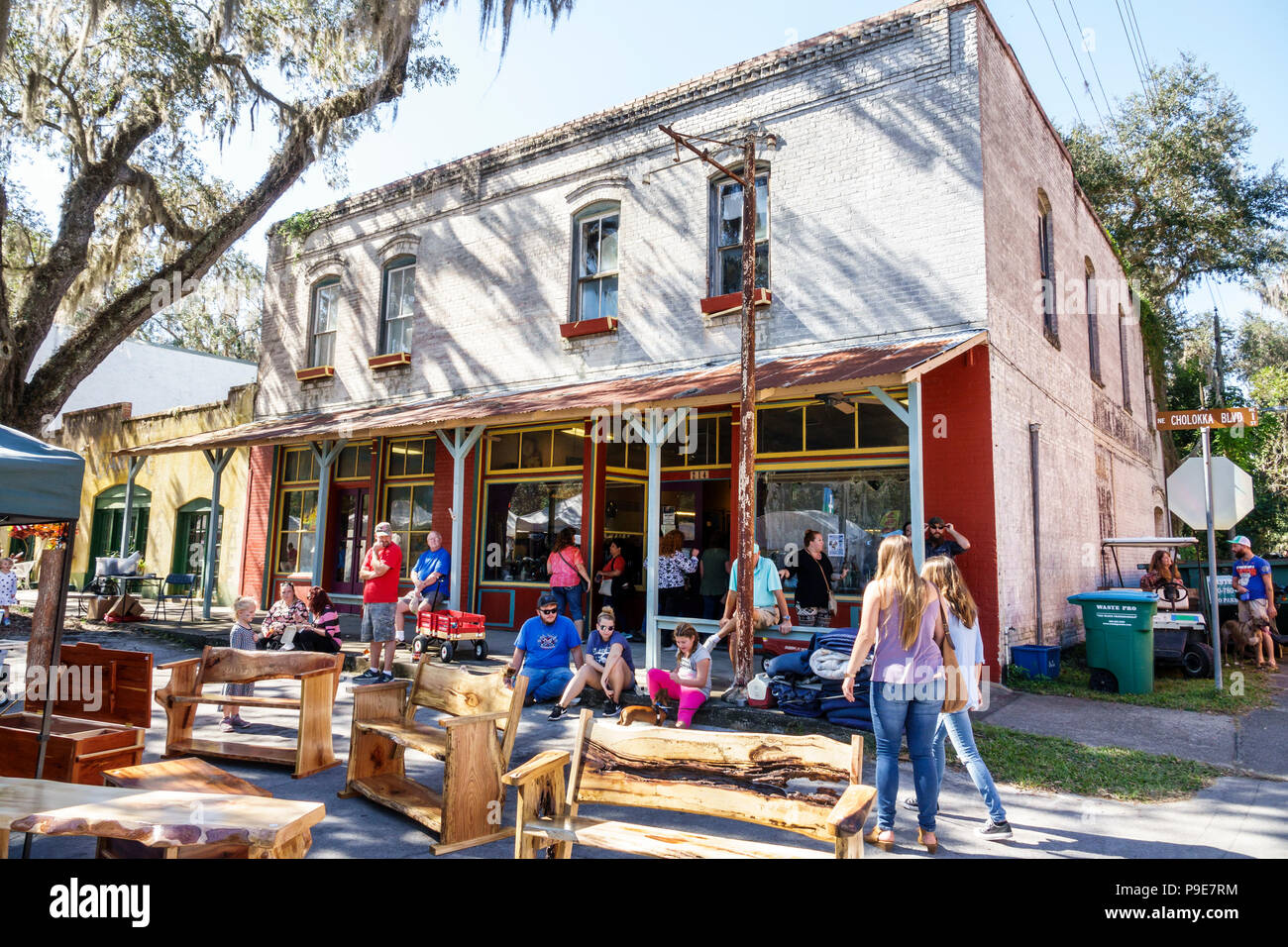 Florida micanopy historic district hires stock photography and images