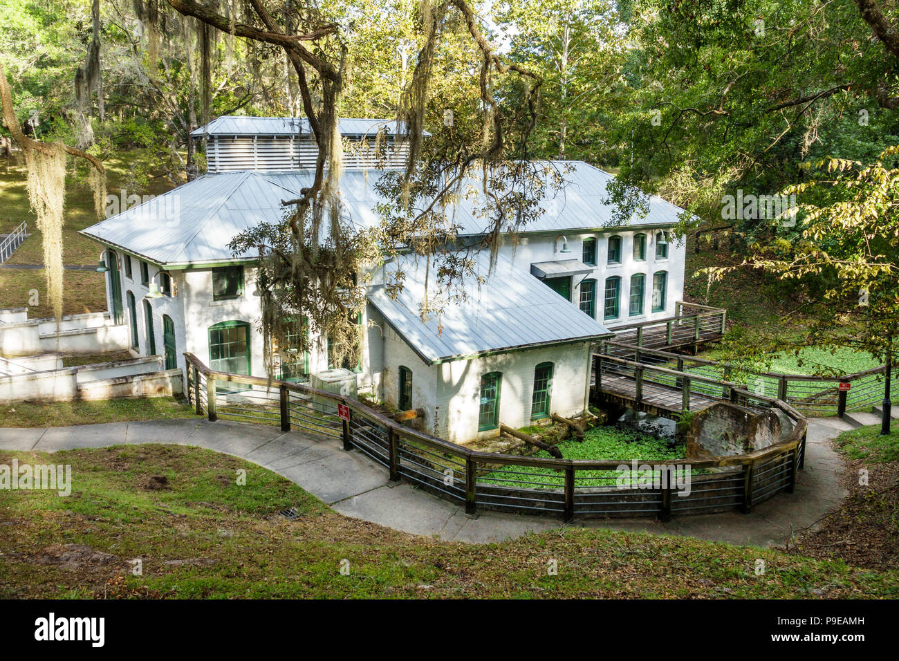 Florida, Gainesville, Boulware Springs Water Works, historic building