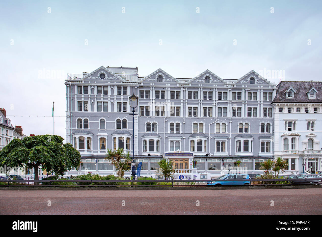Imperial hotel on the promenade in Llandudno North Wales UK Stock Photo Alamy