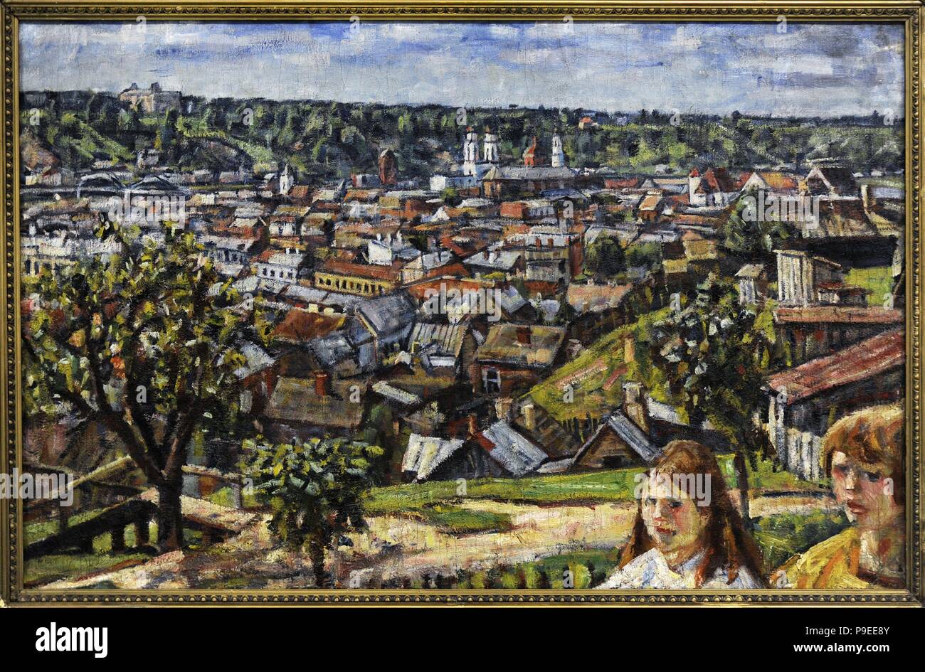 Vladas Eidukevicius (18911941). Lithuanian painter. View of Kaunas