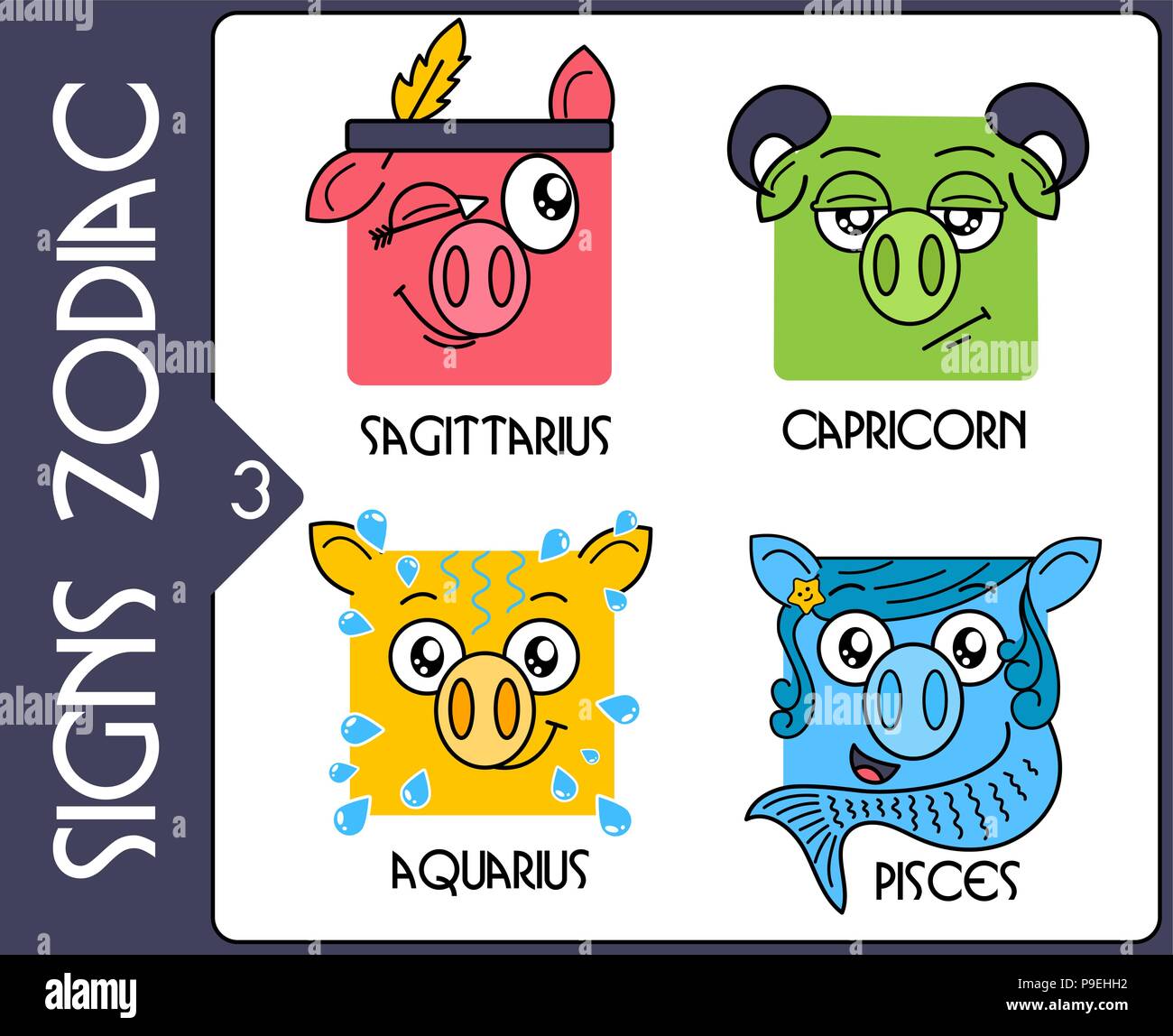 Horoscope Zodiac Symbols 2019 Year Of A Pig Flat Sartoon Shinese Horoscope Icon Sagittarius Capricorn Aquarius Pisces Astrology Sign Isolated On Stock Vector Image Art Alamy https www alamy com horoscope zodiac symbols 2019 year of a pig flat artoon hinese horoscope icon sagittarius capricorn aquarius pisces astrology sign isolated on image212377454 html
