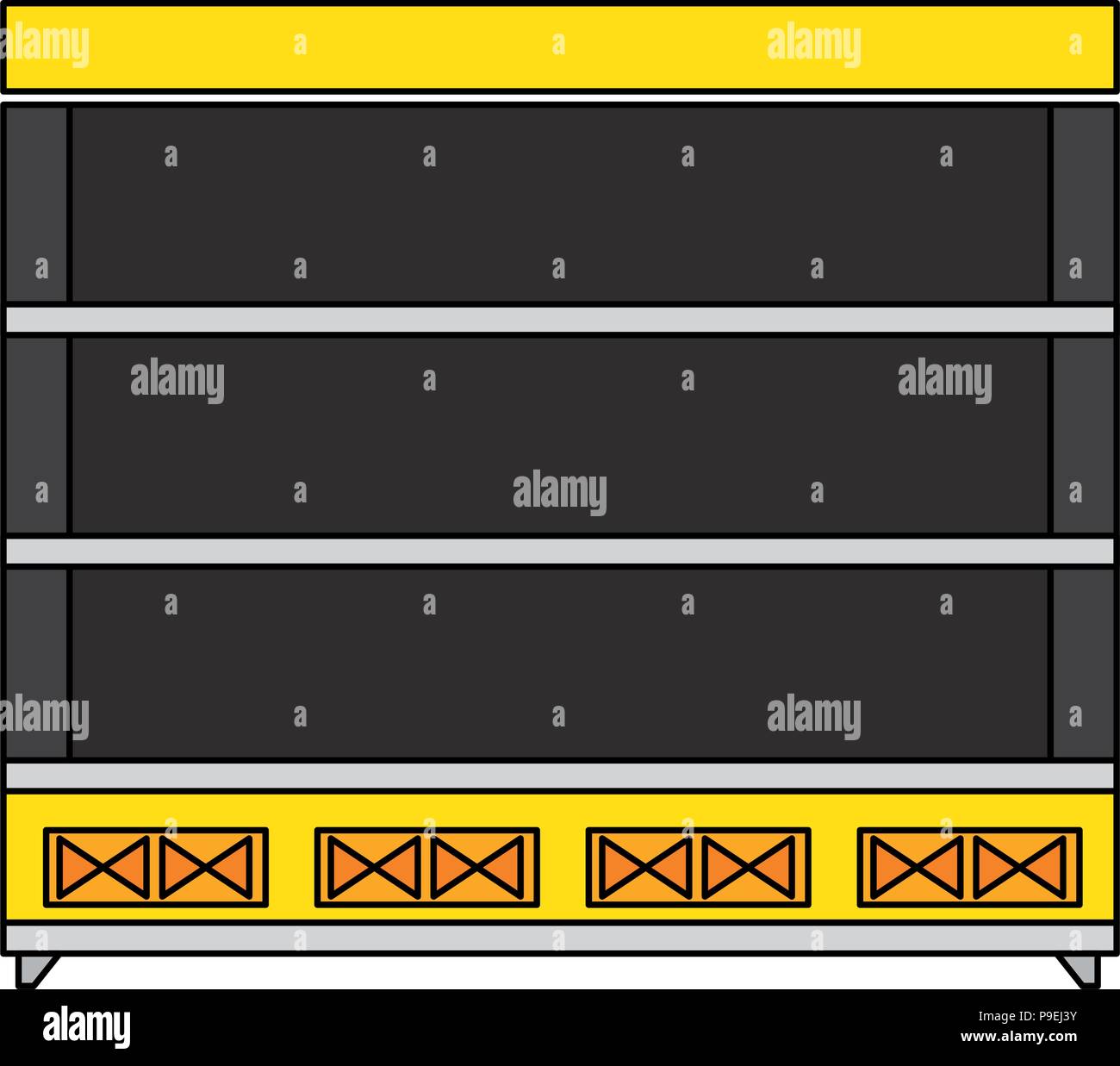 supermarket shelving empty icon Stock Vector Image & Art - Alamy