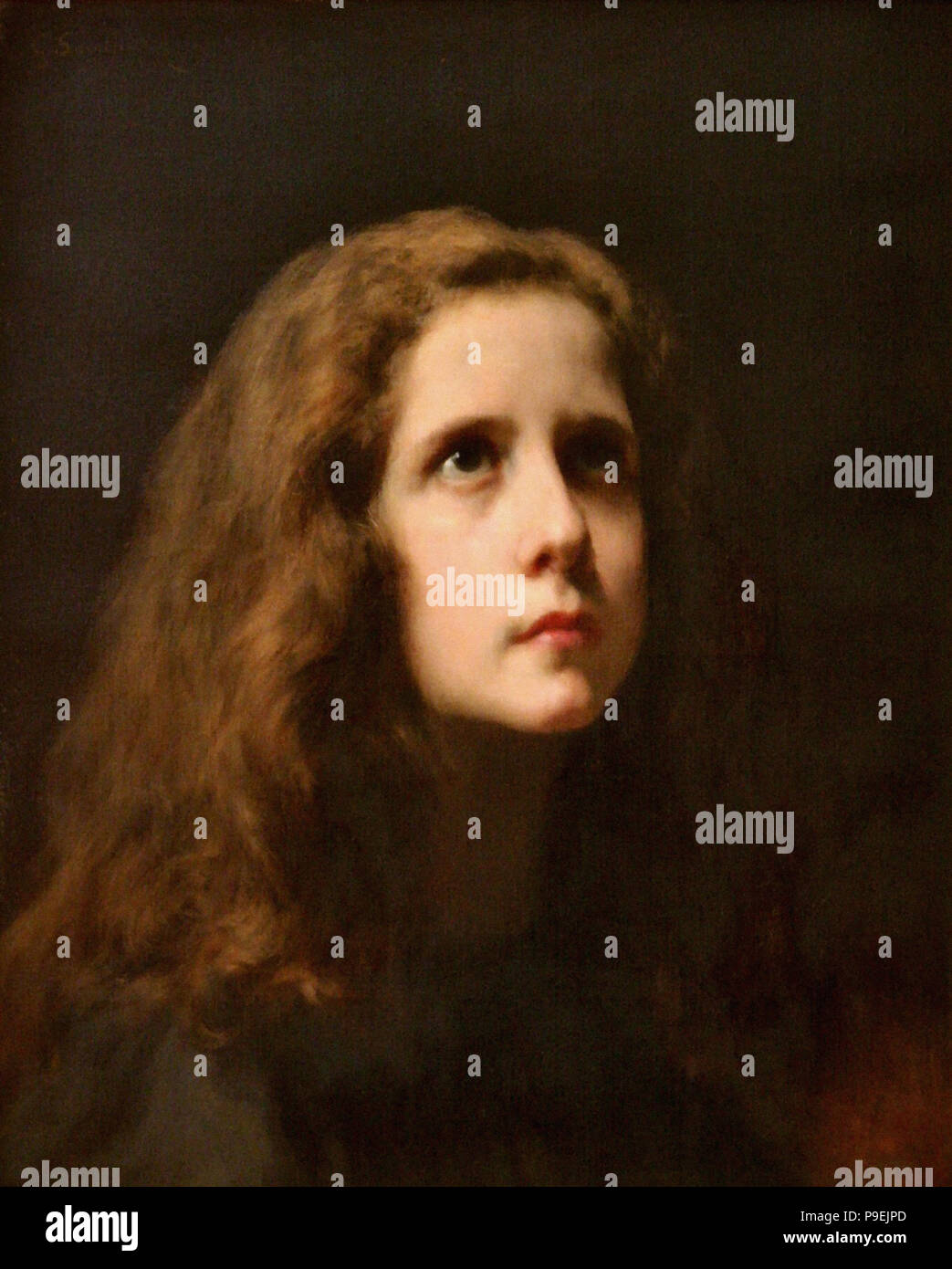 Saintpierre Gaston Casimir Orpheline Stock Photo Alamy