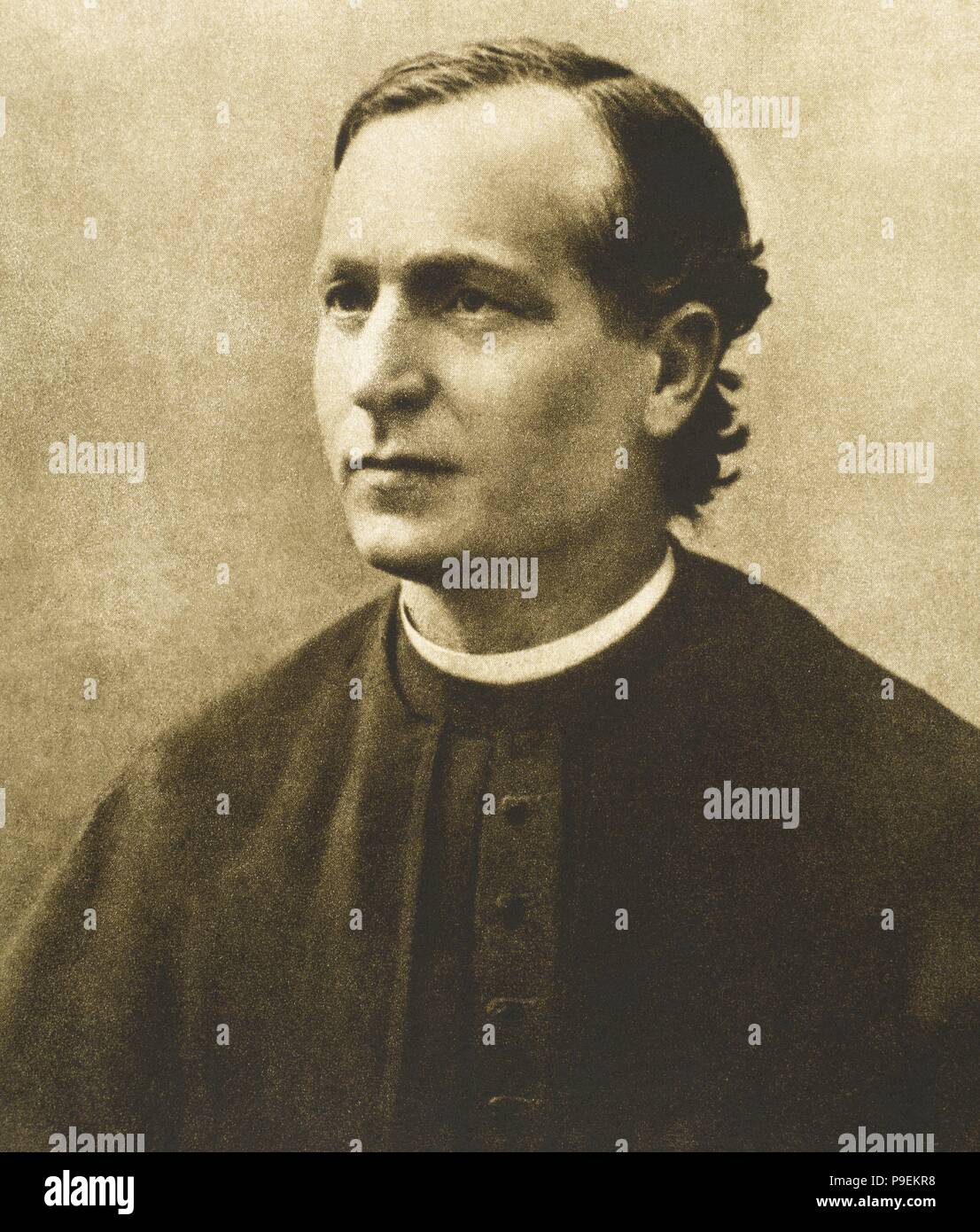 Andrej Hlinka (1864-1938). Slovak Catholic priest, journalist, banker and politician, one of the most important Slovak public activists in Czechoslovakia before Second World War. Portrait. Photography. Stock Photo