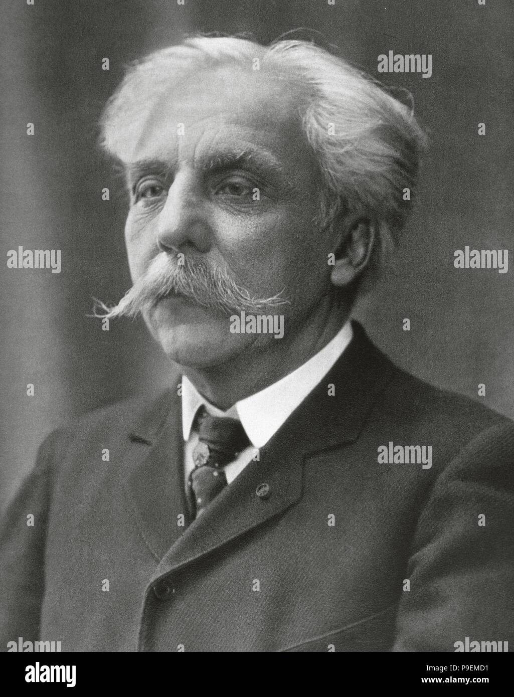 Gabriel Faure(1845-1924). French composer, pianist and organist. Portrait. Photography. Stock Photo