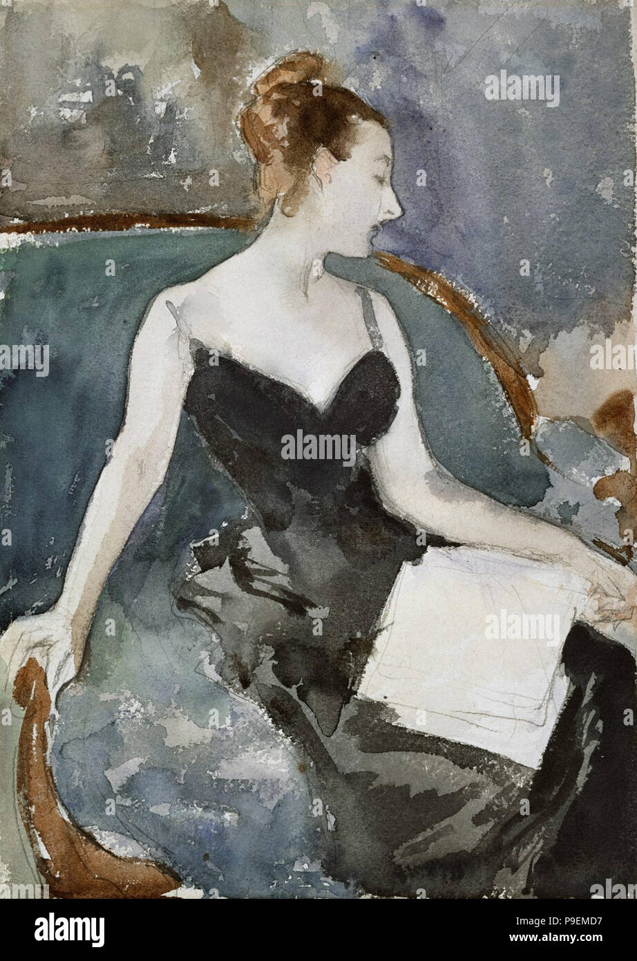 Sargent John Singer - Madame X (Madame Pierre Gautreau) 1 Stock Photo -  Alamy, image size:922x1390