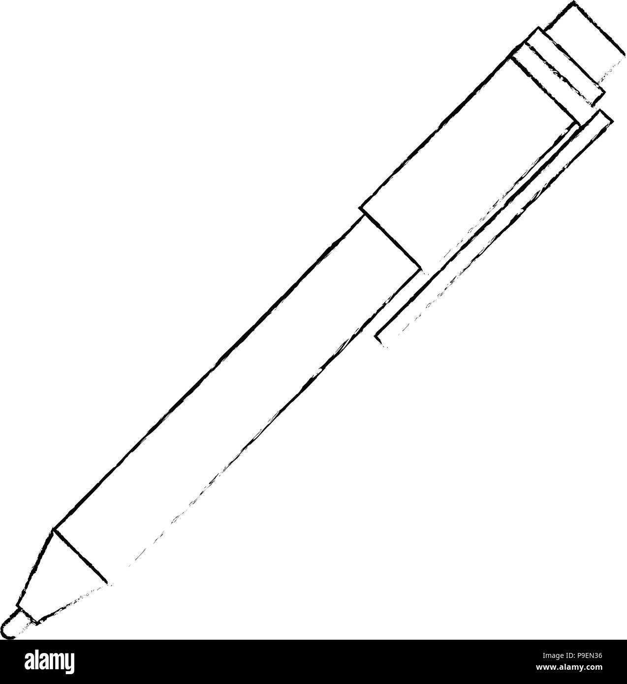 pen write isolated icon Stock Vector Image & Art - Alamy