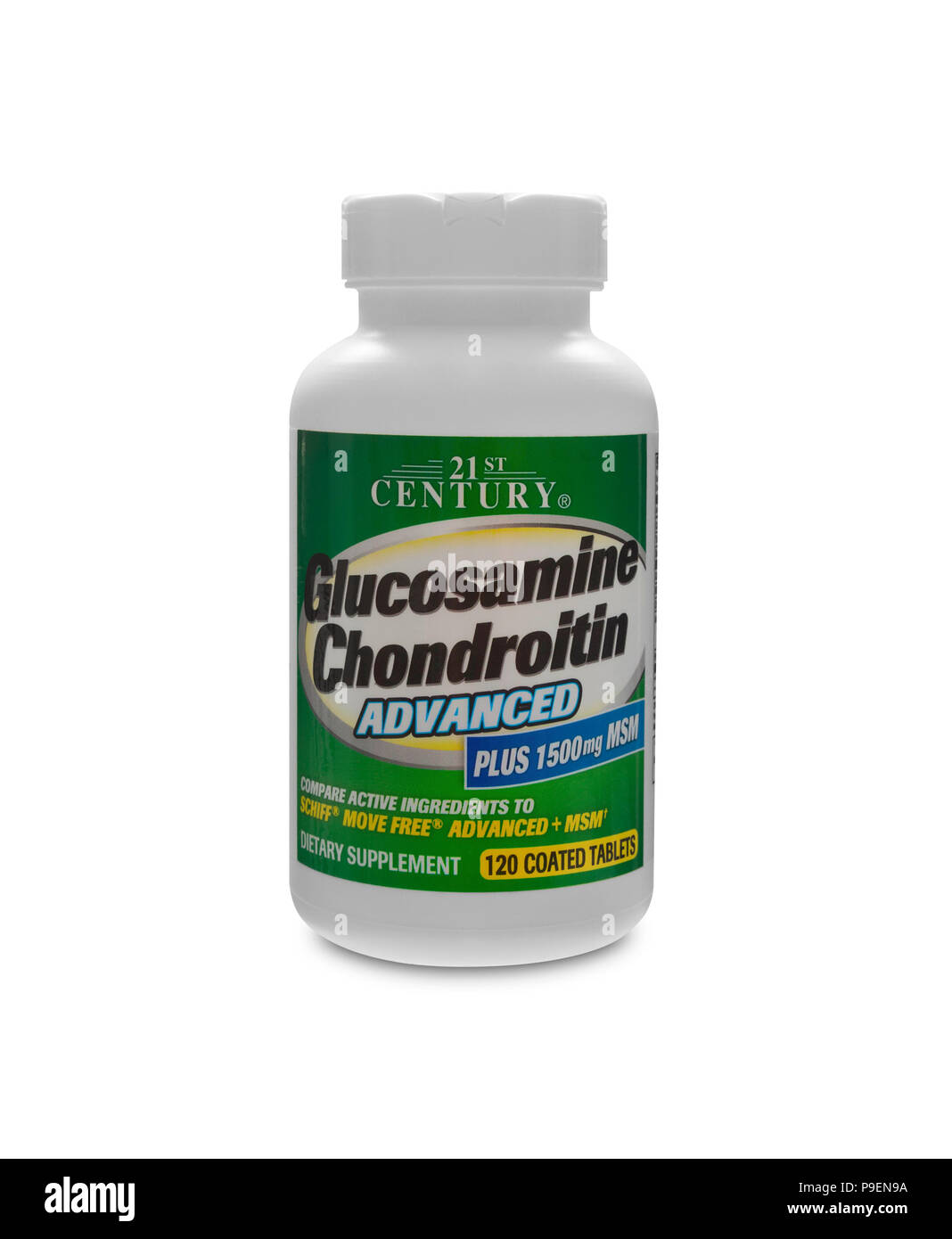 21st Century's Glucosamine Chondroitin Advanced with MSM Stock Photo ...