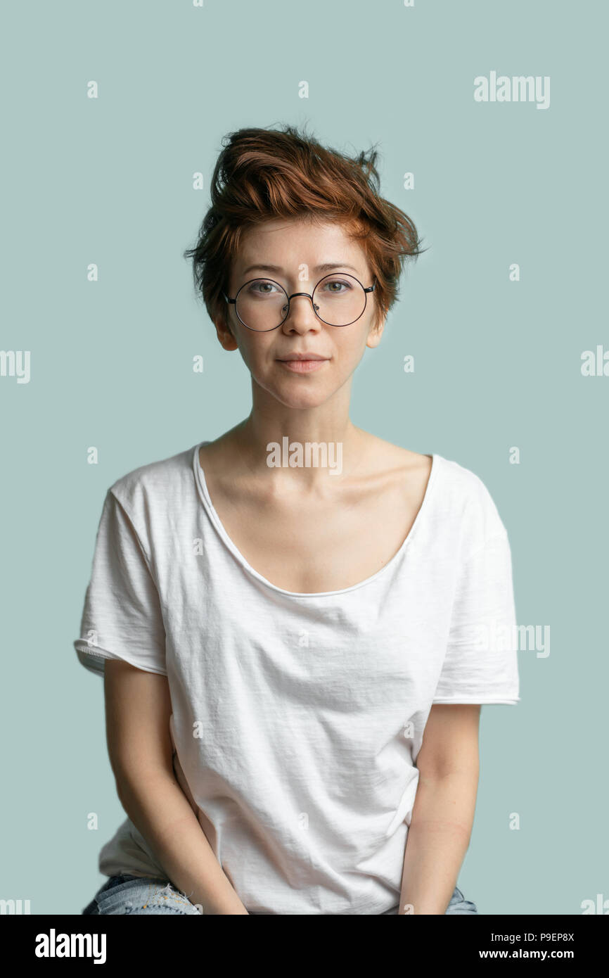 Sleepy Nice Woman After Waking Up Good Morning At The Weekday