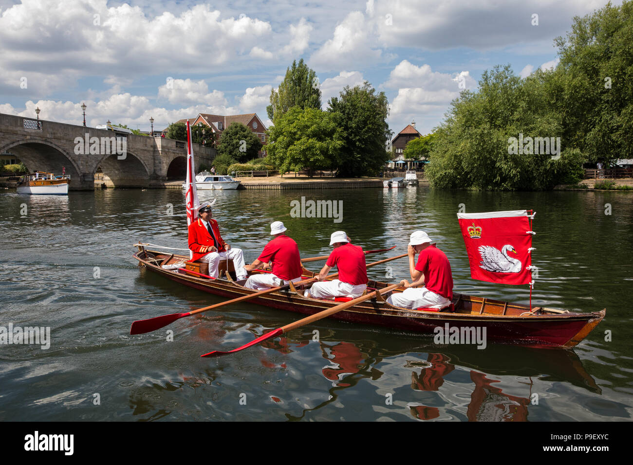 Queens swan marker hi res stock photography and images alamy