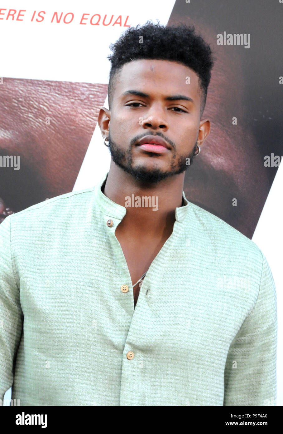 Los Angeles, California, USA. 17th July, 2018. Actor Trevor Jackson