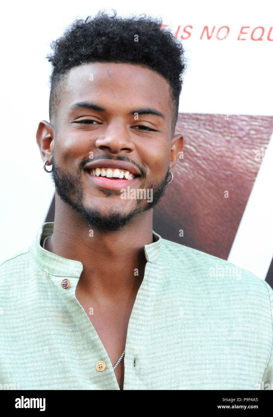 Los Angeles, California, USA. 17th July, 2018. Actor Trevor Jackson