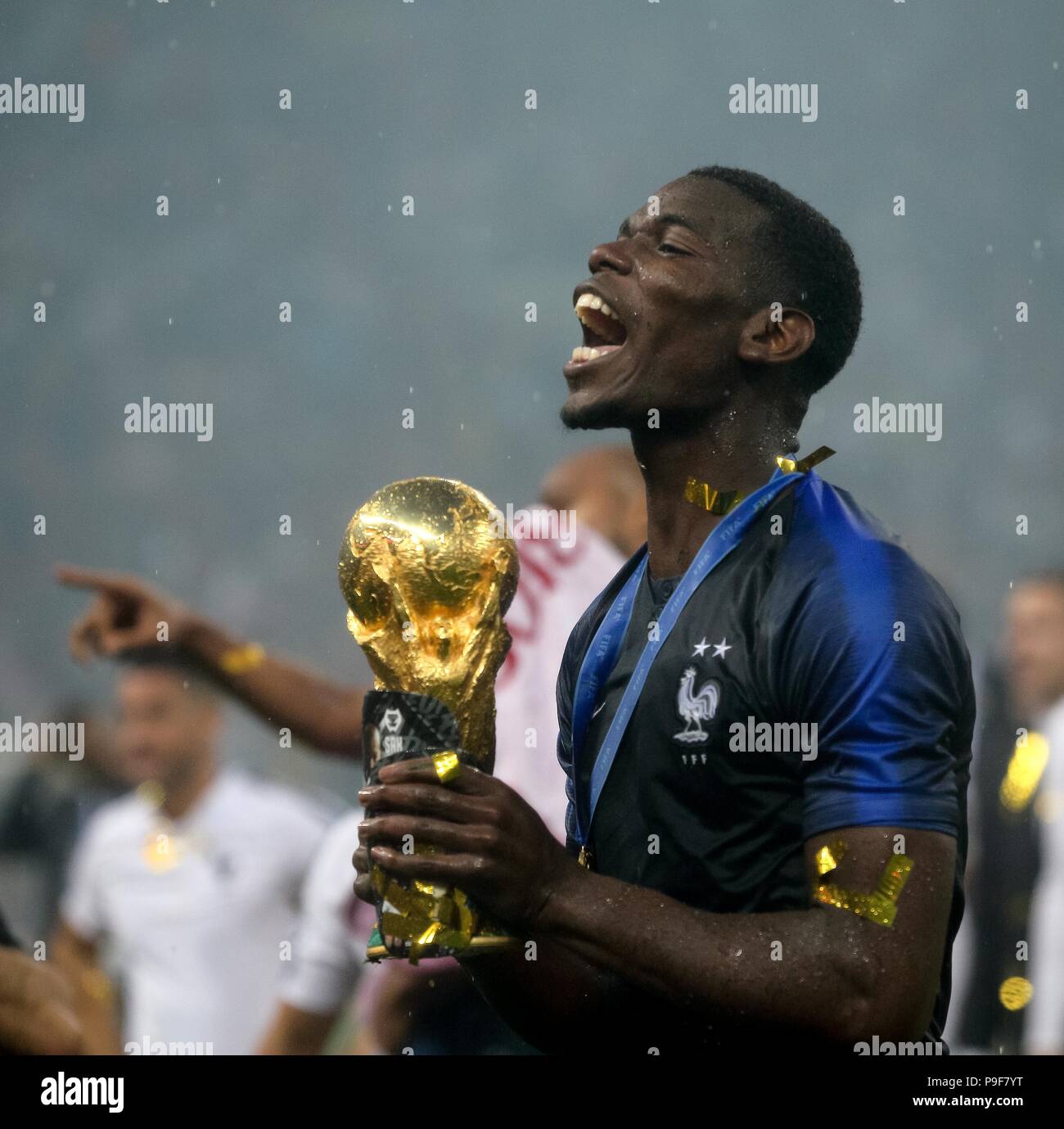 MOSCOU MO 15.07.2018 FRANCE VS CROATIA Paul Pogba of France