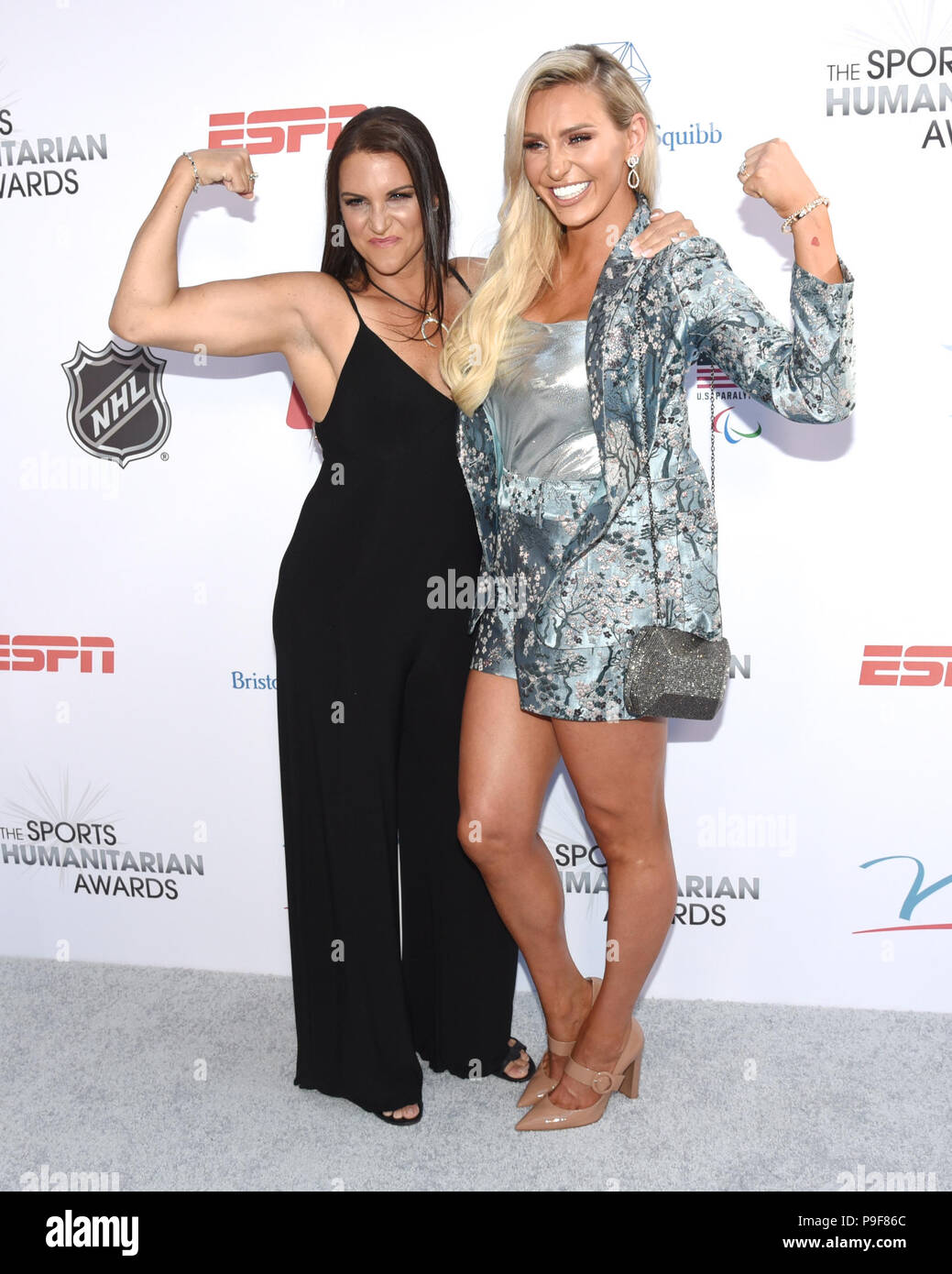 Los Angeles, California, USA. 17th July, 2018. STEPHANIE MCMAHON and