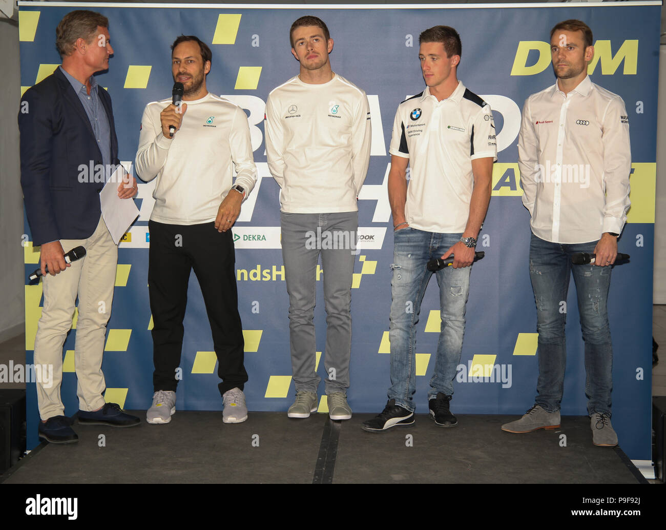 London Uk 18 July 2018 Former F1 Driver And Tv Commentator David Coulthard At A Press Conference To Talk About And Celebrate The Return Of The Prestige International Touring Car Series Dtm