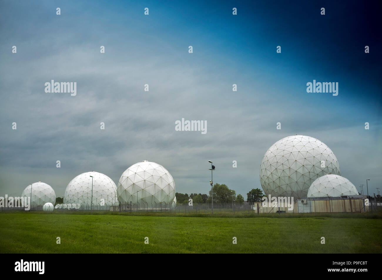 Bad Aibling. Bayern. Abhörstation des BND. Stock Photo