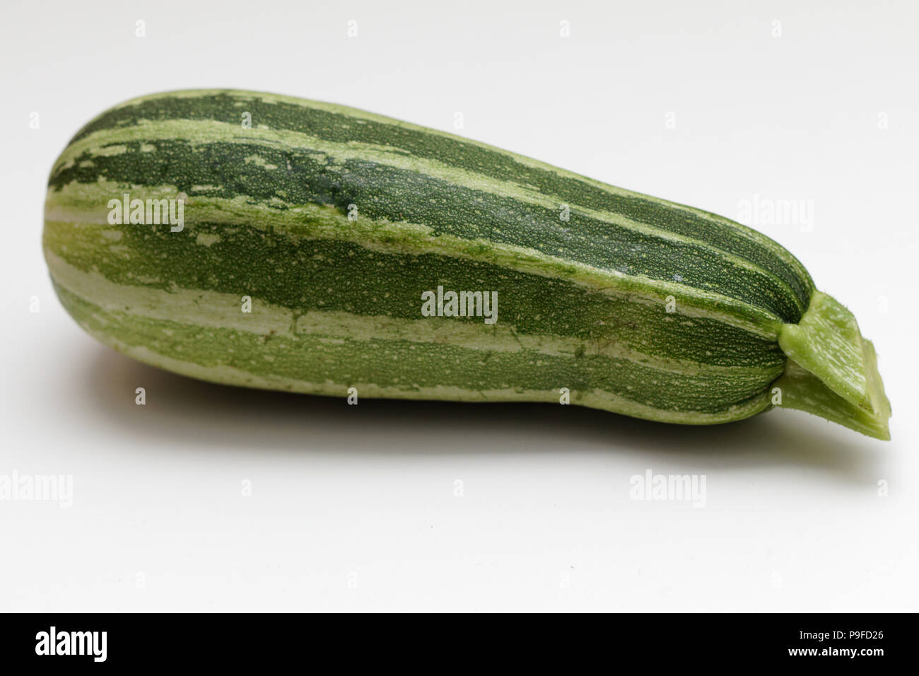 Zucchini on white Stock Photo