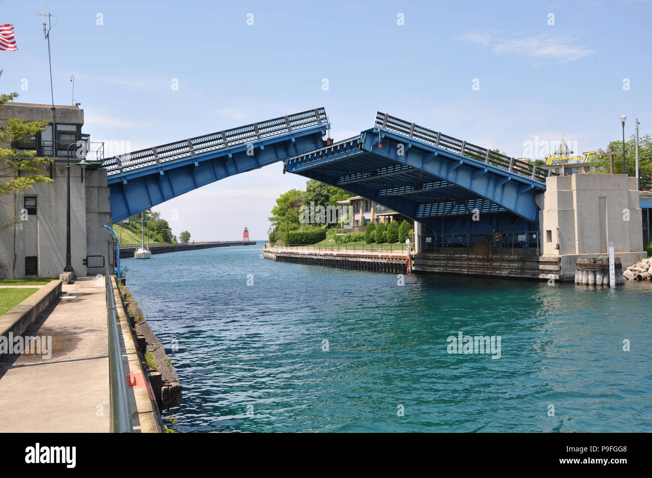 Charlevoix memorial bridge hires stock photography and images Alamy