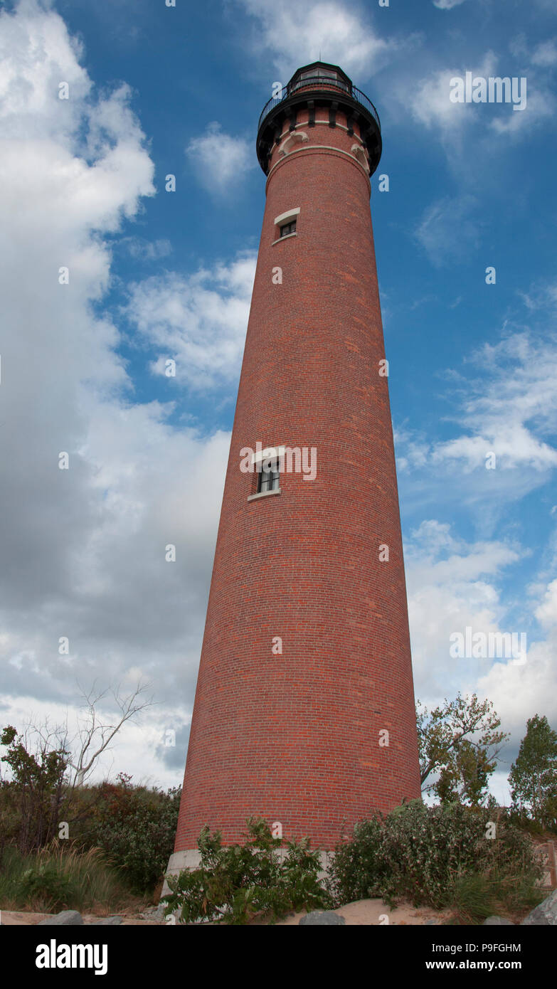 Little Sable Point Lighthouse in Pentwater Michigan on Lake Michigan