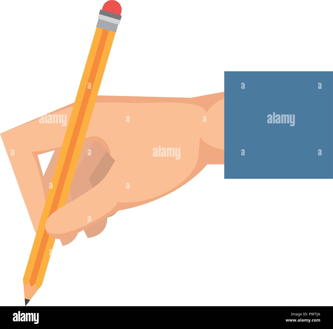 hand writing with pencil Stock Vector Image & Art - Alamy