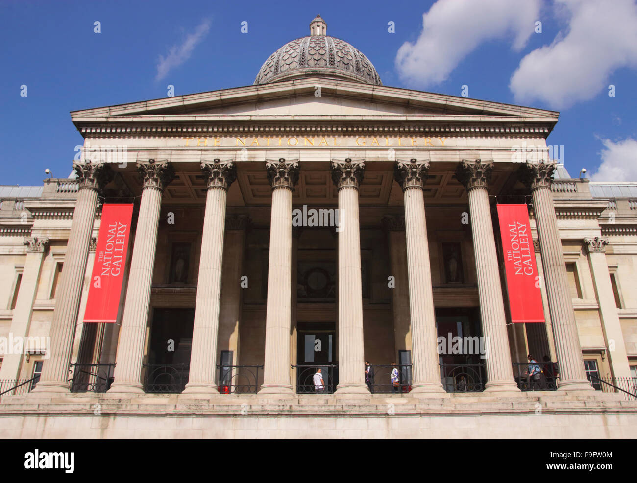 Facade of the National Portrait Gallery London Stock Photo