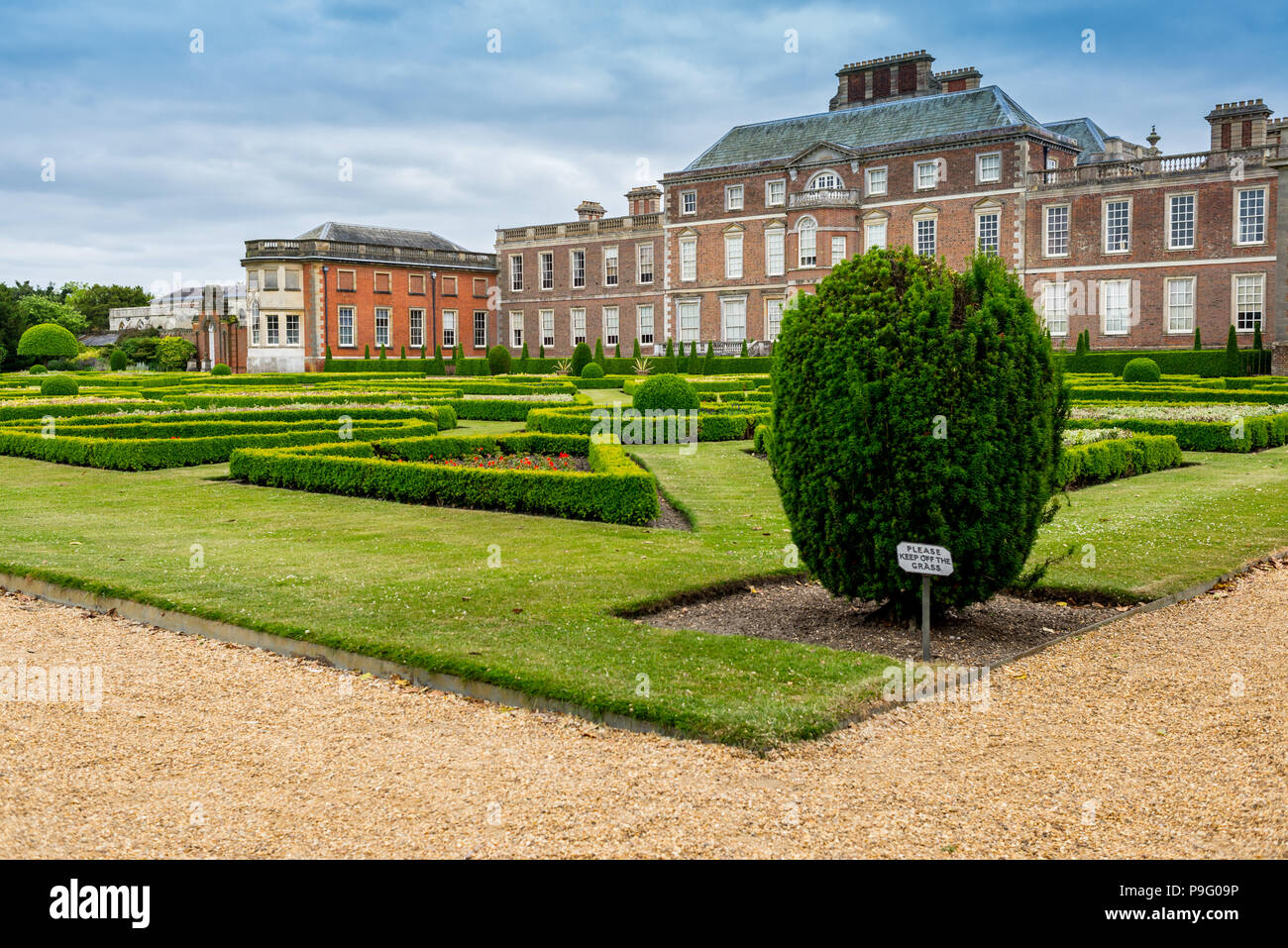 Wimpole Hall, a country house located in Wimpole Estate, Cambridgeshire
