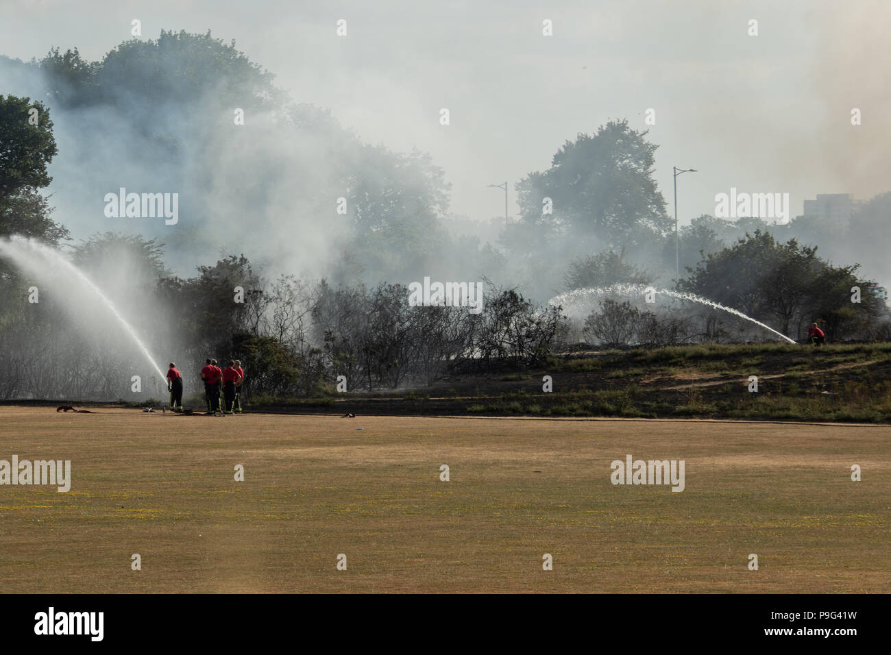 London Fire Brigade deploy 40 Fire Engines to tackle a large fire on