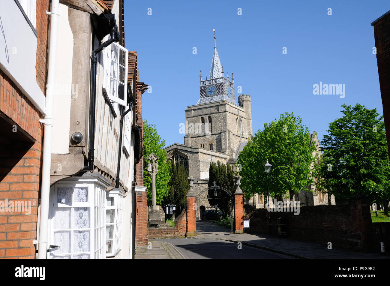 St Mary the Virgin, Aylesbury, Buckinghamshire Stock Photo