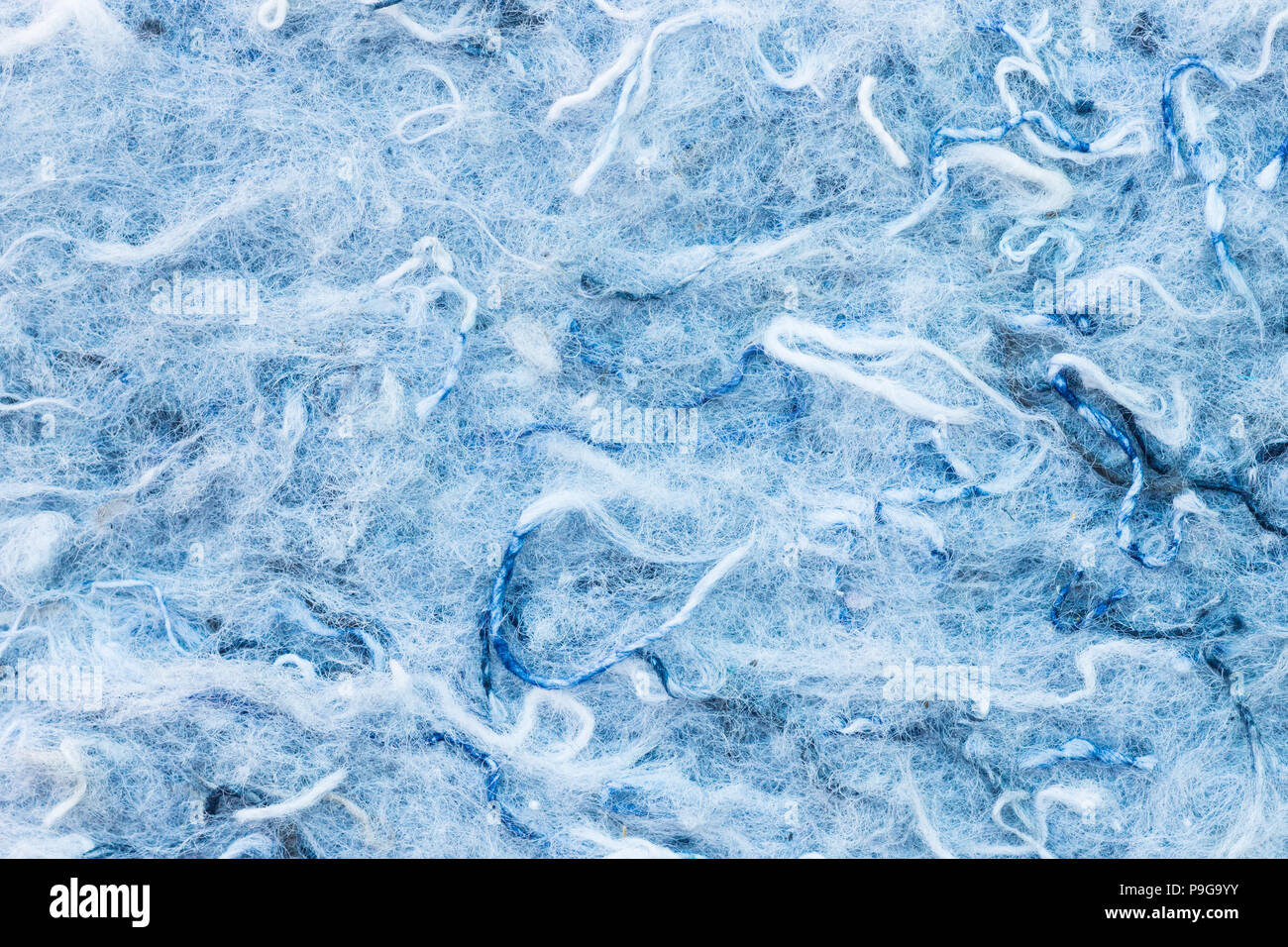 Cotton Texture or Fabric Fiber Texture Background. Blue cotton texture