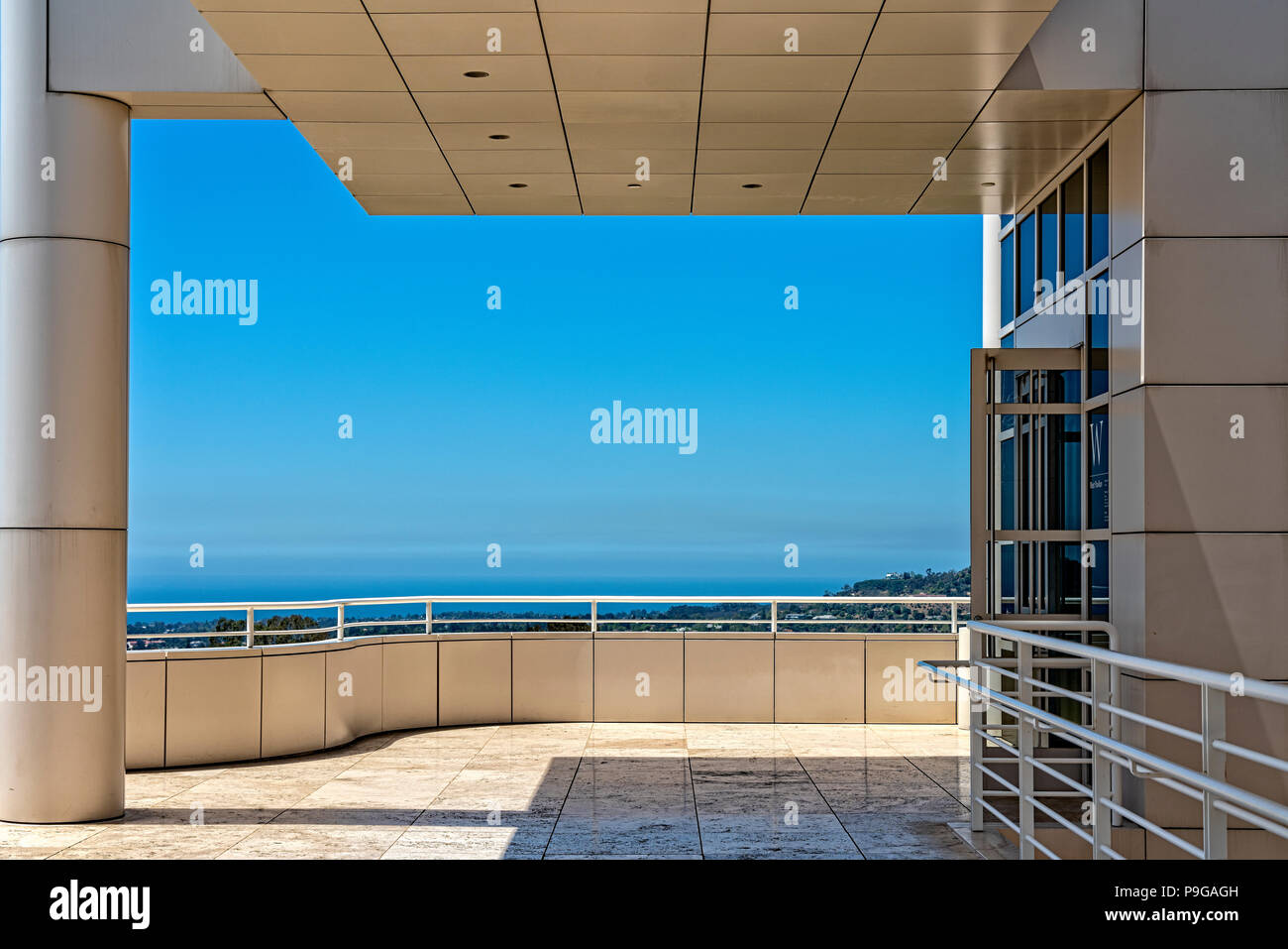 Getty Center Museum and Research Center, Los Angeles, CA.  Richard Meier, Architect.J Stock Photo