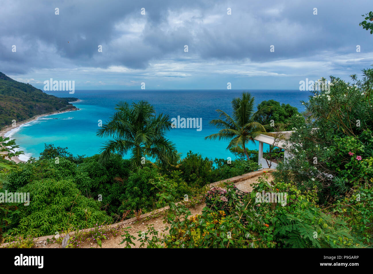 amazing Caribbean tropical landscape, Dominican Republic Stock Photo