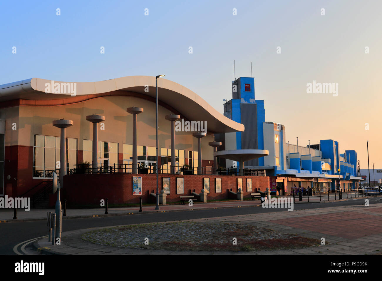 The Floral Pavilion, New Brighton seaside resort, Wallasey town, Wirral, Merseyside, England, UK Stock Photo
