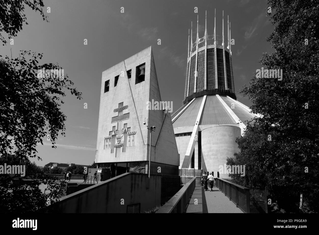 Exterior of the Metropolitan Cathedral of Christ the King, Liverpool ...