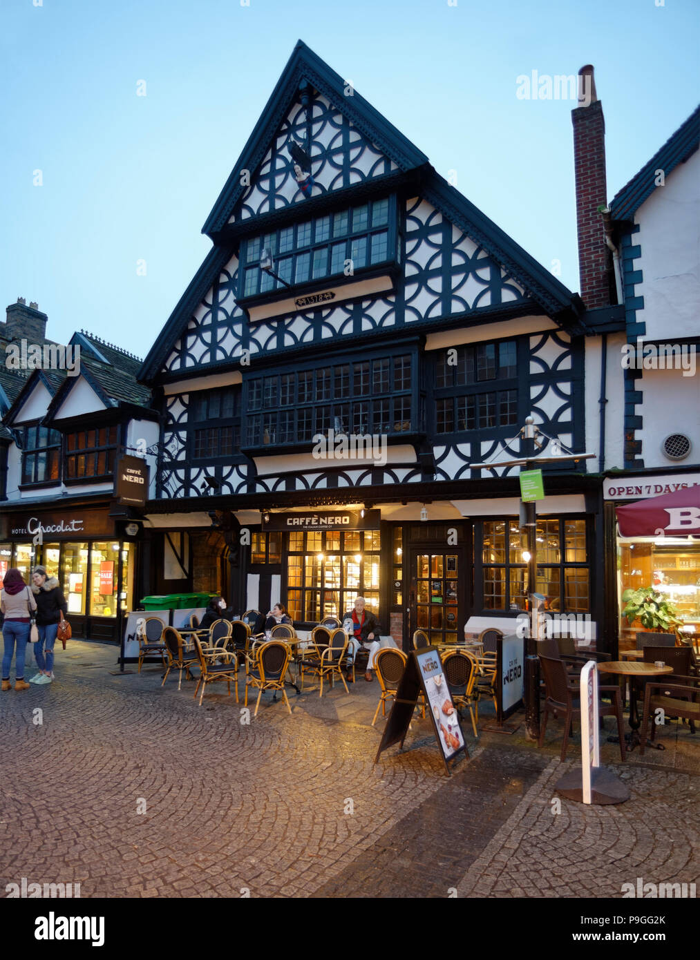 The Tudor Tavern, Fore Street, Taunton, Somerset  Grade I listed building built 1578 Stock Photo