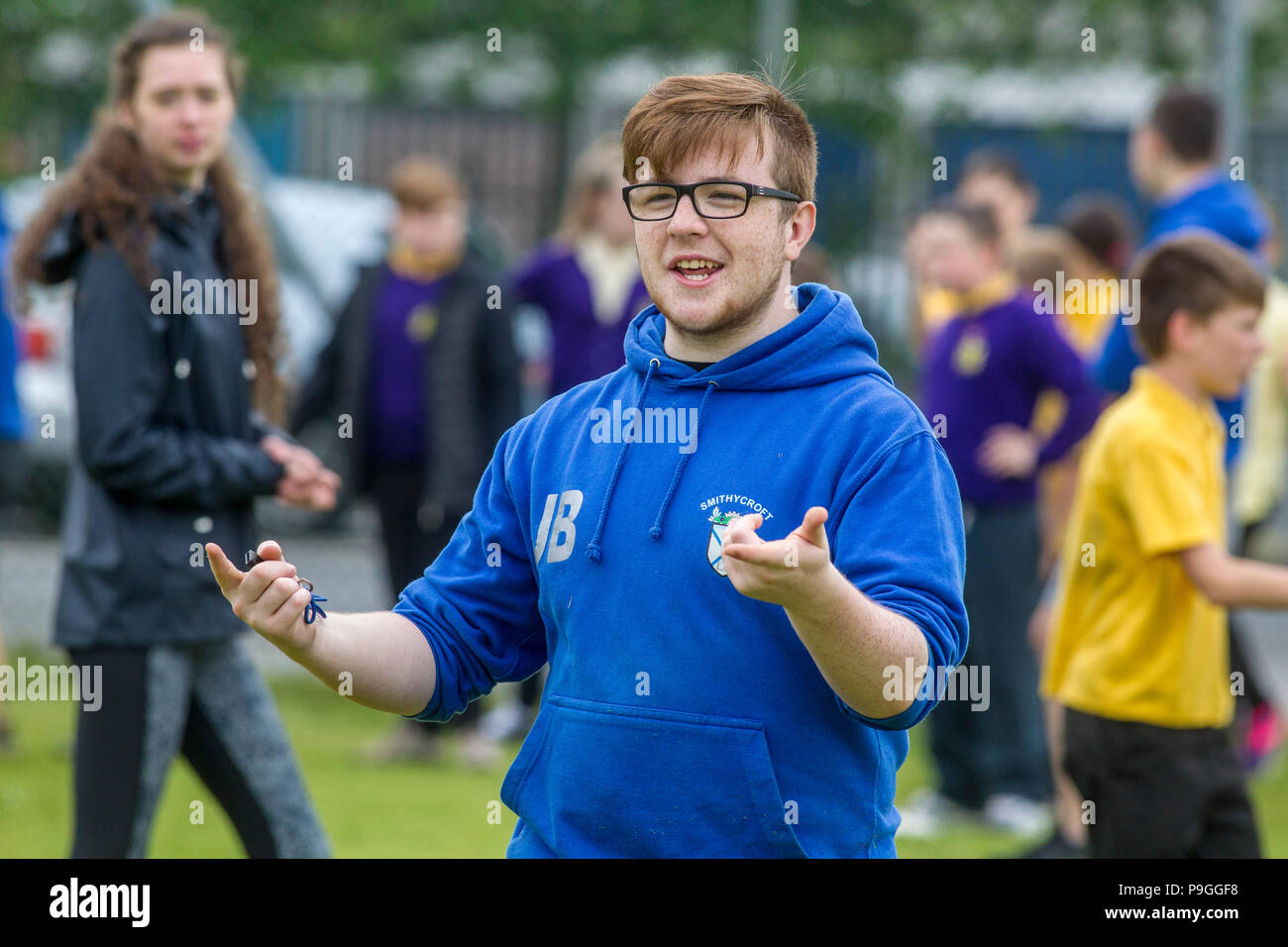 Young people participating in sports Stock Photo - Alamy