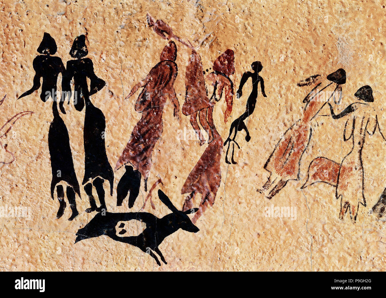 Paleolithic cave paintings hi-res stock photography and images - Alamy